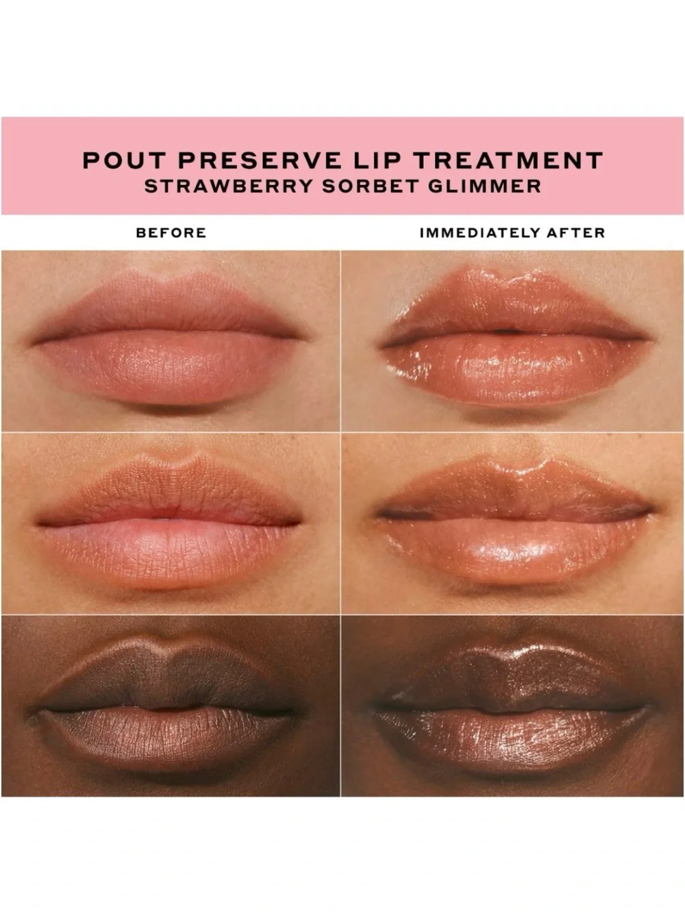 Ole Henriksen Pink Pout Preserve Peptide Lip Treatment Strawberry Sorbet